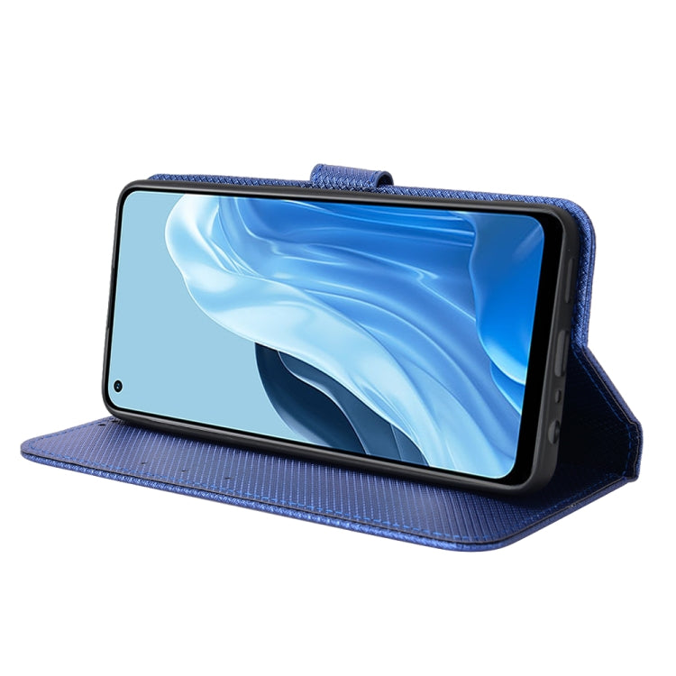 For OPPO Reno7 4G / F21 Pro Diamond Texture Leather Phone Case