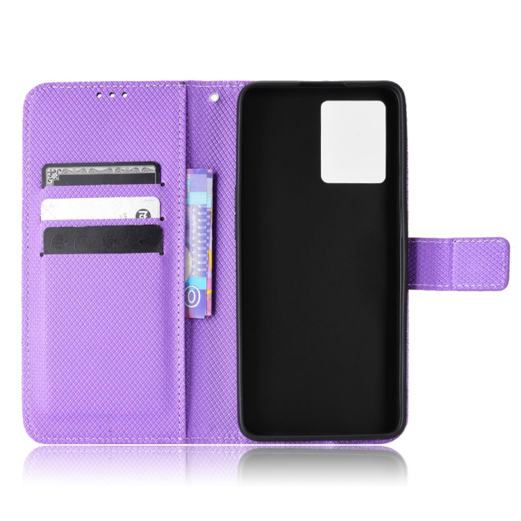 For OPPO Reno7 4G / F21 Pro Diamond Texture Leather Phone Case