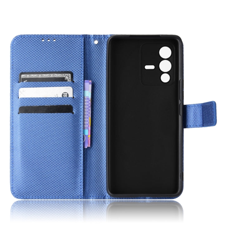 For vivo S12 / V23 5G Diamond Texture Leather Phone Case