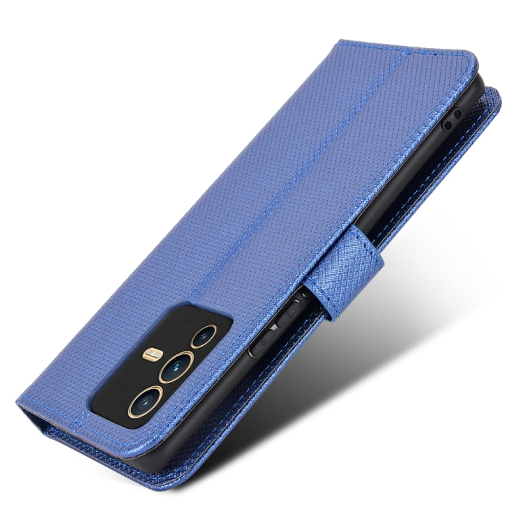 For vivo S12 / V23 5G Diamond Texture Leather Phone Case