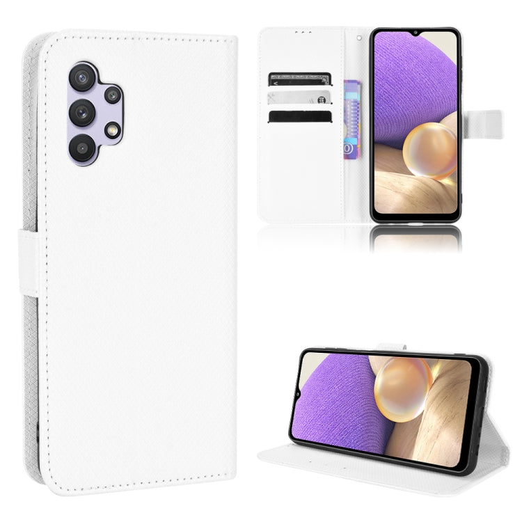 For Samsung Galaxy A32 5G Diamond Texture Leather Phone Case