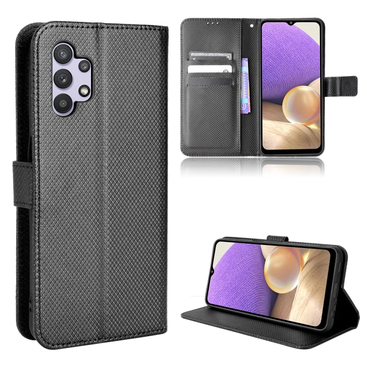 For Samsung Galaxy A32 5G Diamond Texture Leather Phone Case