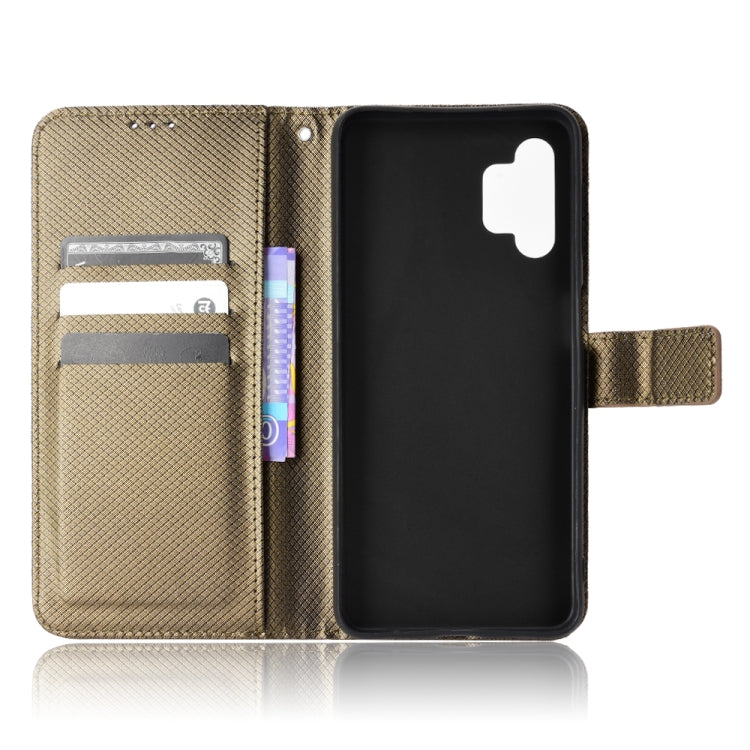 For Samsung Galaxy A32 5G Diamond Texture Leather Phone Case