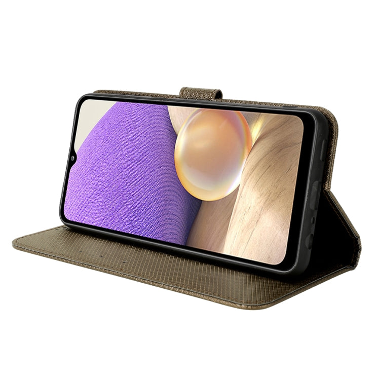 For Samsung Galaxy A32 5G Diamond Texture Leather Phone Case