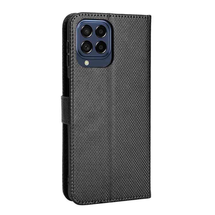 For Samsung Galaxy M33 5G Diamond Texture Leather Phone Case