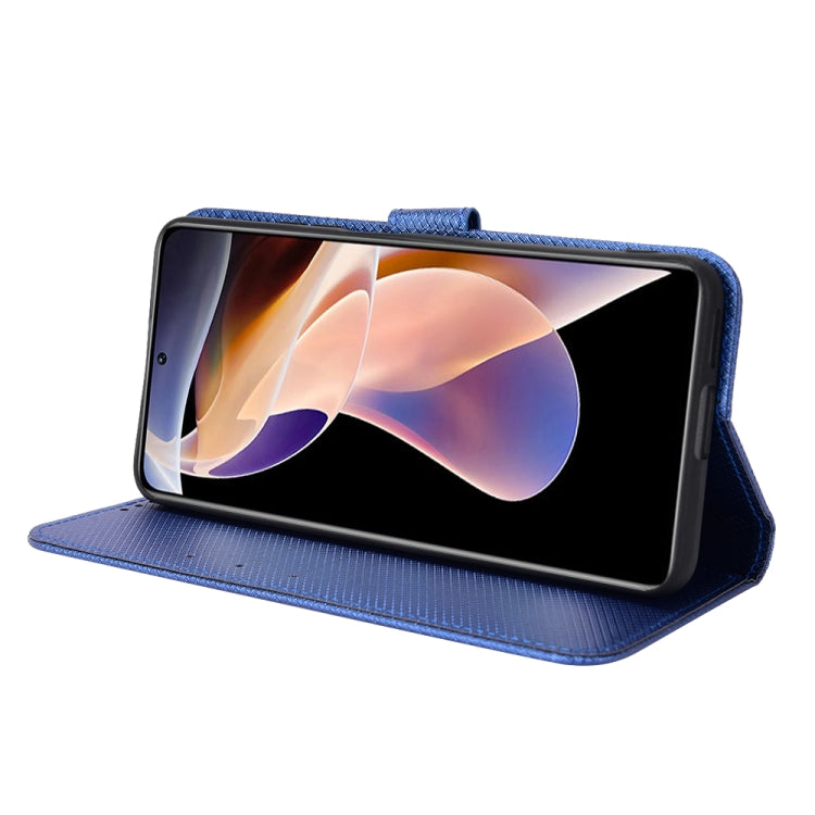 For Xiaomi Poco X4 NFC /Redmi Note 11 Pro China Diamond Texture Leather Phone Case