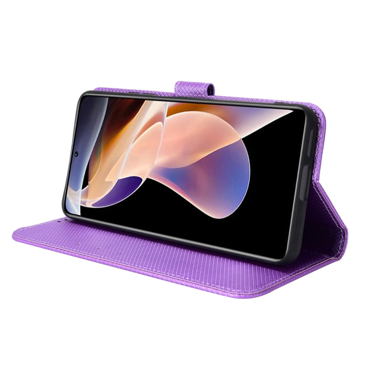 For Xiaomi Poco X4 NFC /Redmi Note 11 Pro China Diamond Texture Leather Phone Case