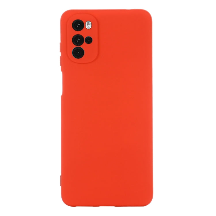 For Motorola Moto G22/E32s 4G Pure Color Liquid Silicone Shockproof Full Coverage Phone Case