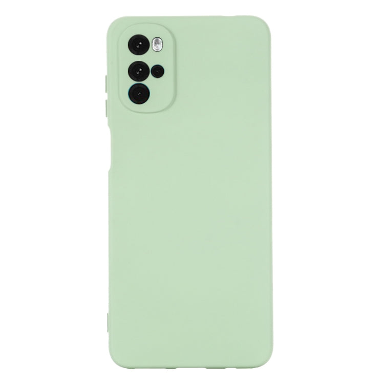 For Motorola Moto G22/E32s 4G Pure Color Liquid Silicone Shockproof Full Coverage Phone Case