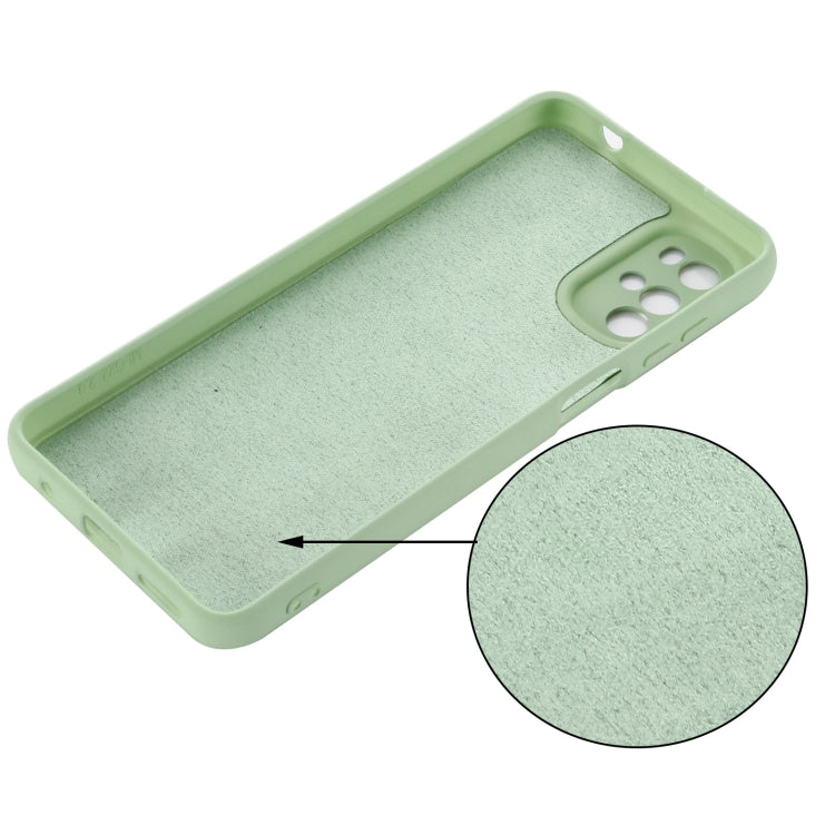 For Motorola Moto G22/E32s 4G Pure Color Liquid Silicone Shockproof Full Coverage Phone Case