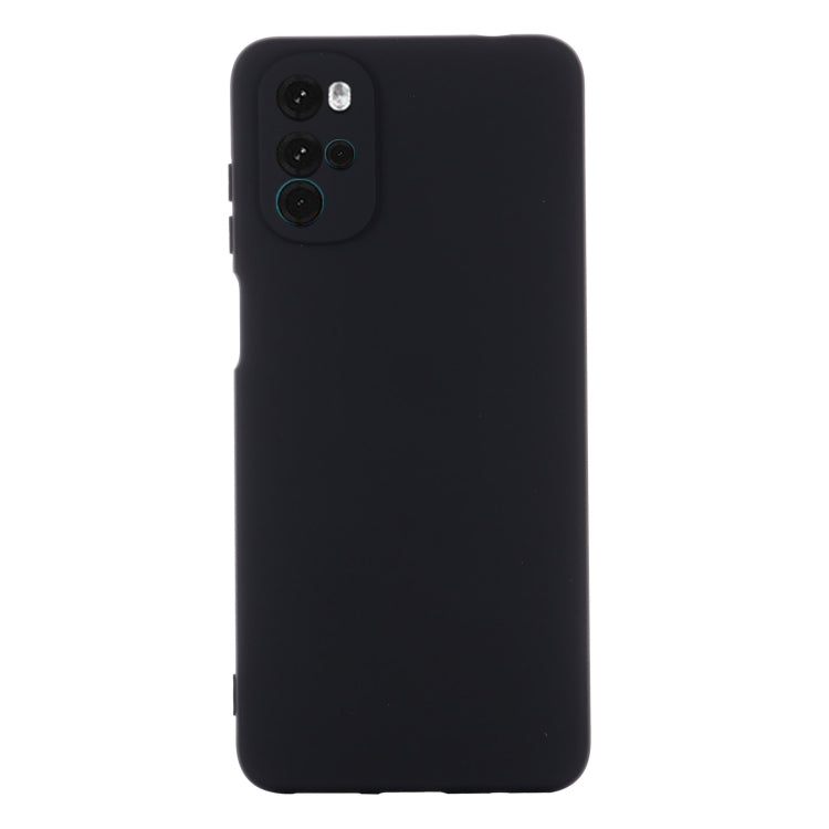 For Motorola Moto G22/E32s 4G Pure Color Liquid Silicone Shockproof Full Coverage Phone Case