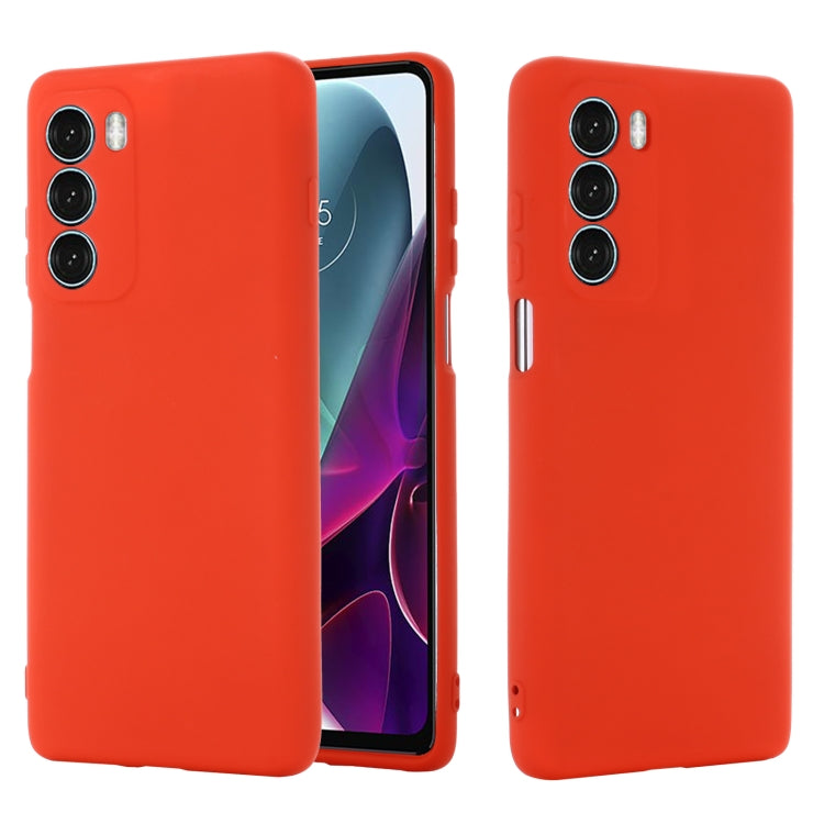 For Motorola Moto G200 5G / Edge S30 Pure Color Liquid Silicone Shockproof Full Coverage Phone Case
