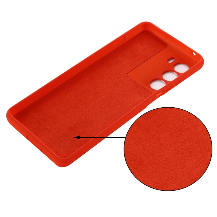For Motorola Moto G200 5G / Edge S30 Pure Color Liquid Silicone Shockproof Full Coverage Phone Case