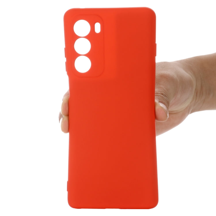 For Motorola Moto G200 5G / Edge S30 Pure Color Liquid Silicone Shockproof Full Coverage Phone Case
