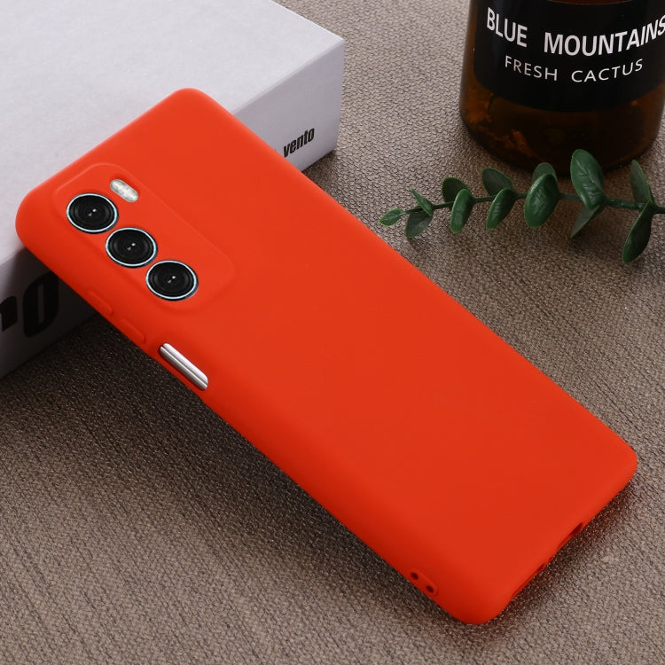 For Motorola Moto G200 5G / Edge S30 Pure Color Liquid Silicone Shockproof Full Coverage Phone Case