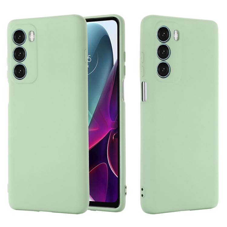 For Motorola Moto G200 5G / Edge S30 Pure Color Liquid Silicone Shockproof Full Coverage Phone Case