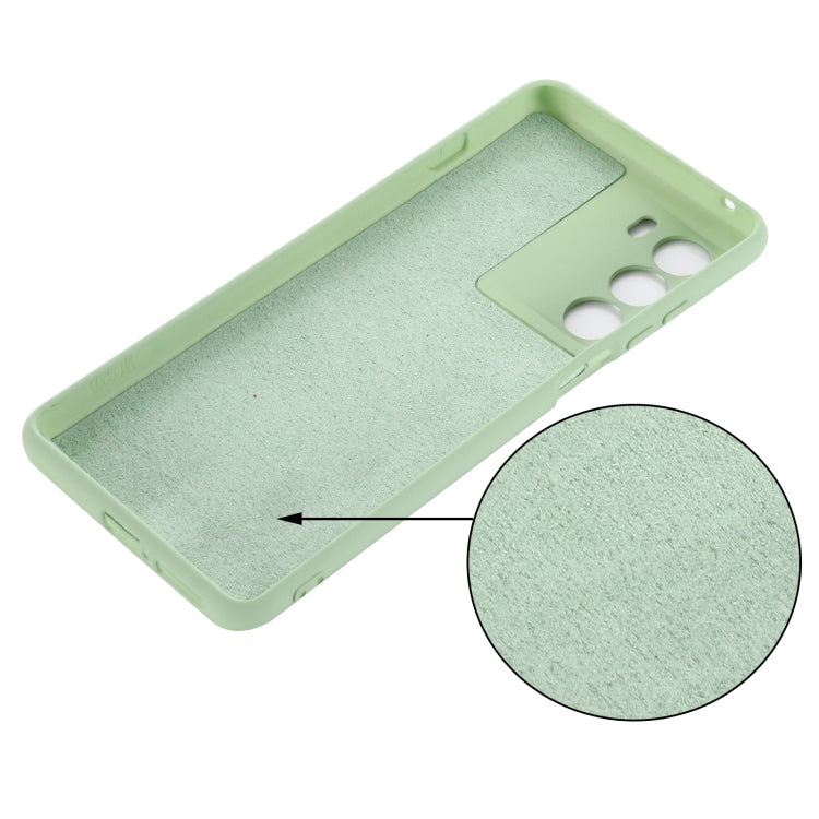 For Motorola Moto G200 5G / Edge S30 Pure Color Liquid Silicone Shockproof Full Coverage Phone Case