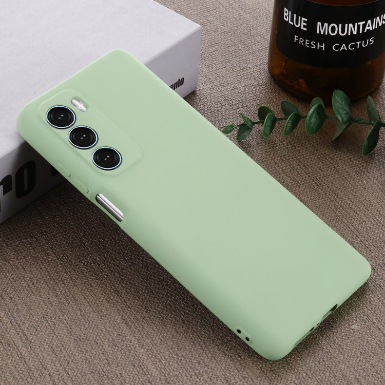 For Motorola Moto G200 5G / Edge S30 Pure Color Liquid Silicone Shockproof Full Coverage Phone Case