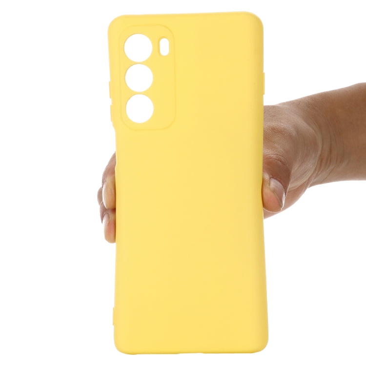 For Motorola Moto G200 5G / Edge S30 Pure Color Liquid Silicone Shockproof Full Coverage Phone Case