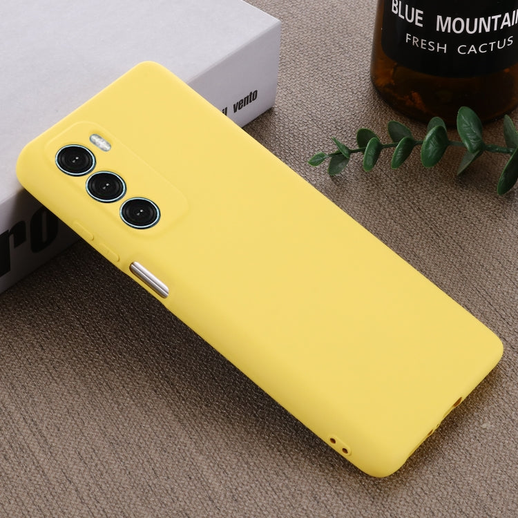 For Motorola Moto G200 5G / Edge S30 Pure Color Liquid Silicone Shockproof Full Coverage Phone Case