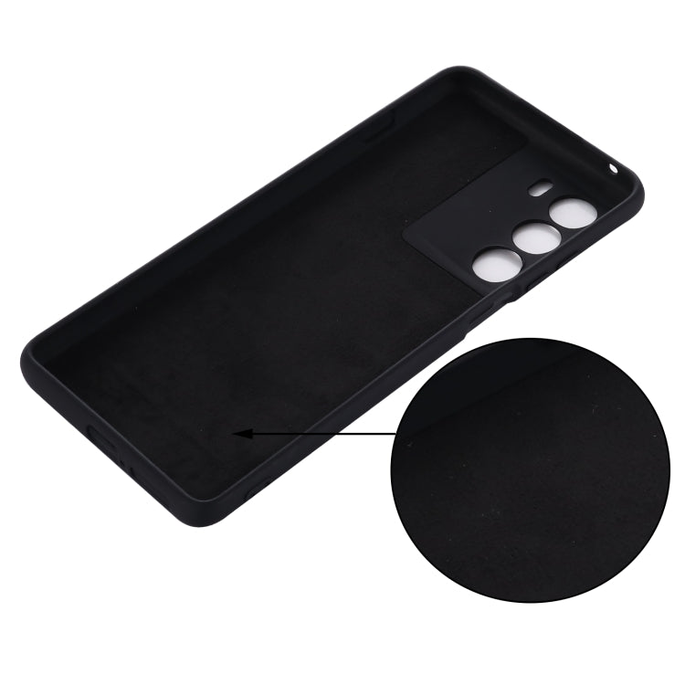 For Motorola Moto G200 5G / Edge S30 Pure Color Liquid Silicone Shockproof Full Coverage Phone Case