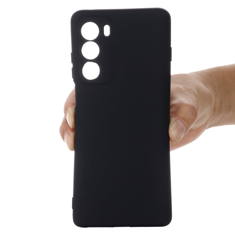 For Motorola Moto G200 5G / Edge S30 Pure Color Liquid Silicone Shockproof Full Coverage Phone Case