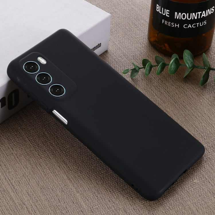 For Motorola Moto G200 5G / Edge S30 Pure Color Liquid Silicone Shockproof Full Coverage Phone Case