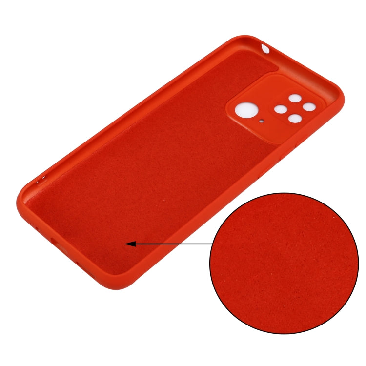 For Xiaomi Redmi 10C 4G Global Pure Color Liquid Silicone Shockproof Full Coverage Phone Case