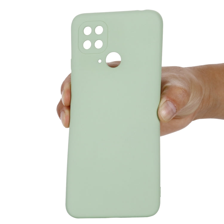 For Xiaomi Redmi 10C 4G Global Pure Color Liquid Silicone Shockproof Full Coverage Phone Case