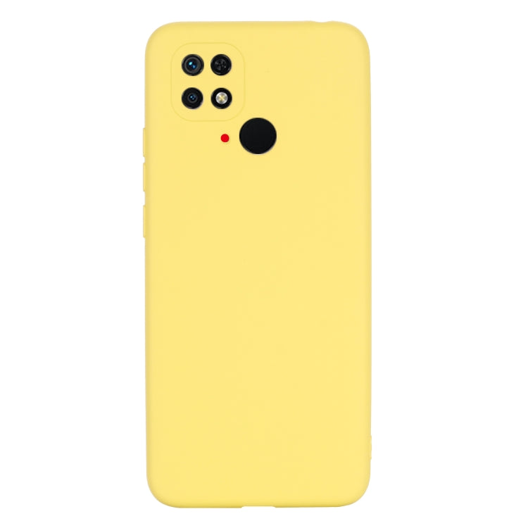For Xiaomi Redmi 10C 4G Global Pure Color Liquid Silicone Shockproof Full Coverage Phone Case
