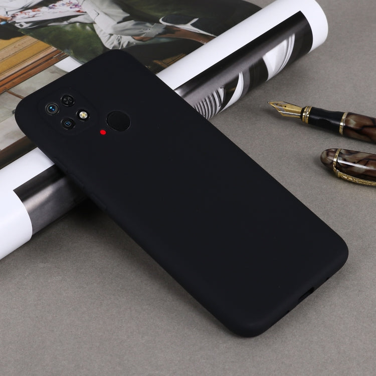For Xiaomi Redmi 10C 4G Global Pure Color Liquid Silicone Shockproof Full Coverage Phone Case
