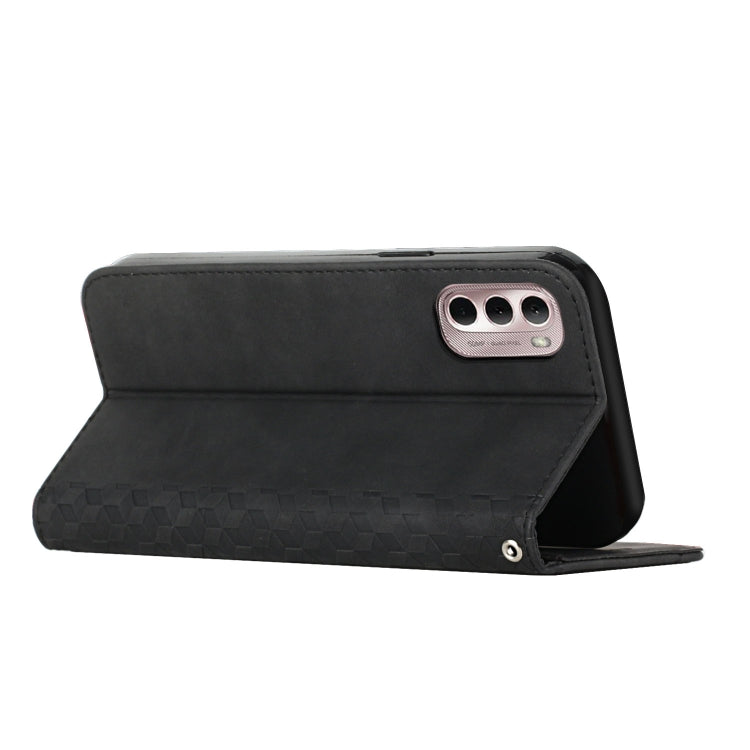 For Motorola Moto G Stylus 2022 4G Diamond Splicing Skin Feel Magnetic Leather Phone Case