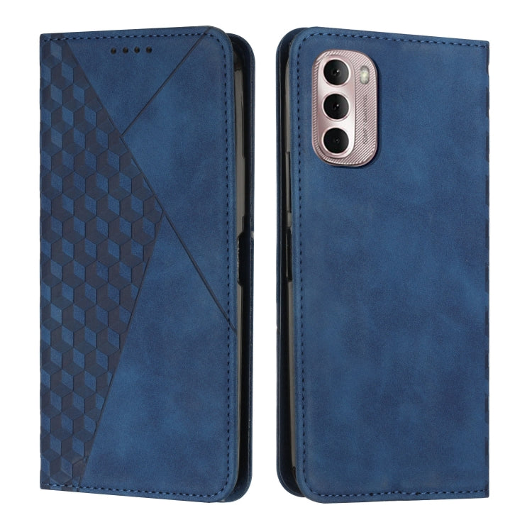 For Motorola Moto G Stylus 2022 4G Diamond Splicing Skin Feel Magnetic Leather Phone Case