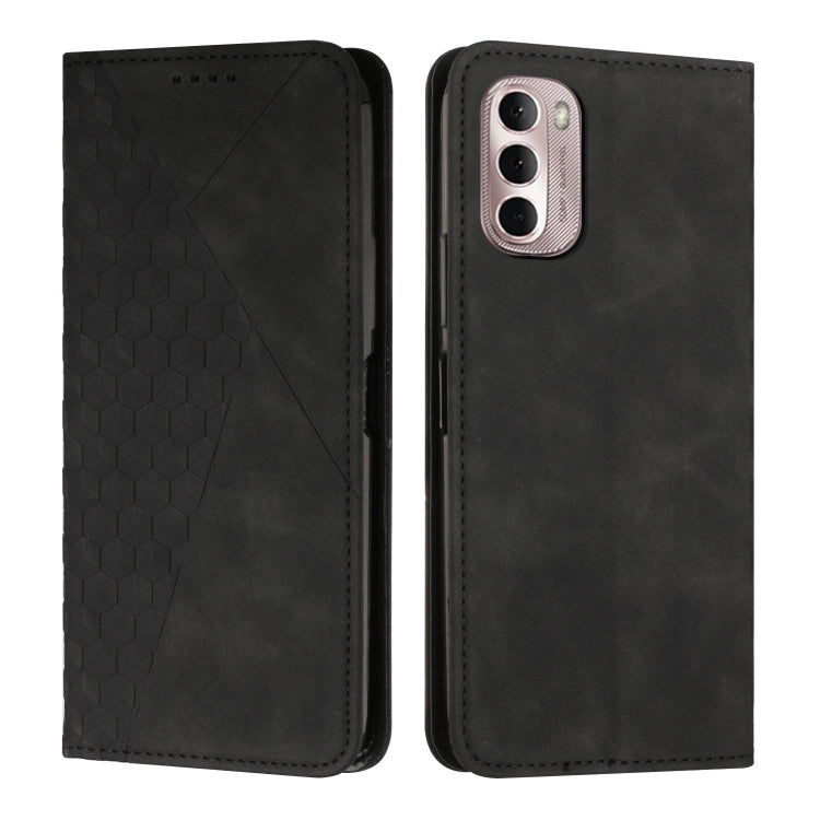 For Motorola Moto G Stylus 2022 5G Diamond Splicing Skin Feel Magnetic Leather Phone Case