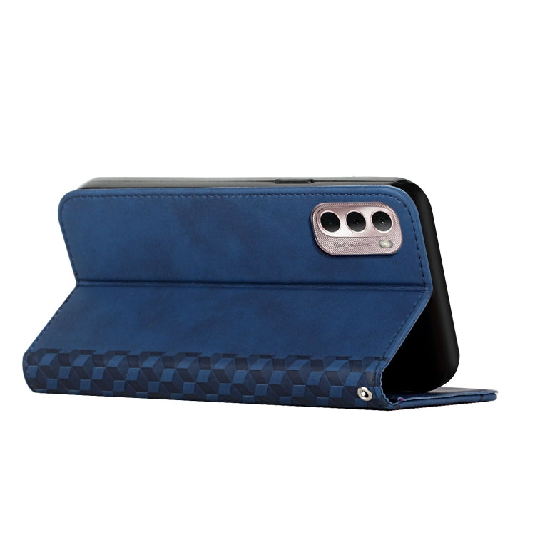 For Motorola Moto G Stylus 2022 5G Diamond Splicing Skin Feel Magnetic Leather Phone Case