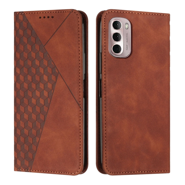 For Motorola Moto G Stylus 2022 5G Diamond Splicing Skin Feel Magnetic Leather Phone Case