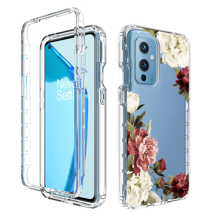 For OnePlus 9 PC+TPU Transparent Painted Phone Case