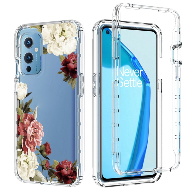 For OnePlus 9 PC+TPU Transparent Painted Phone Case