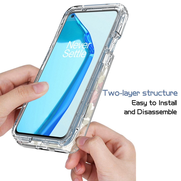 For OnePlus 9 PC+TPU Transparent Painted Phone Case