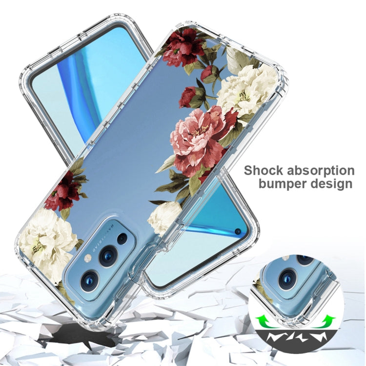For OnePlus 9 PC+TPU Transparent Painted Phone Case