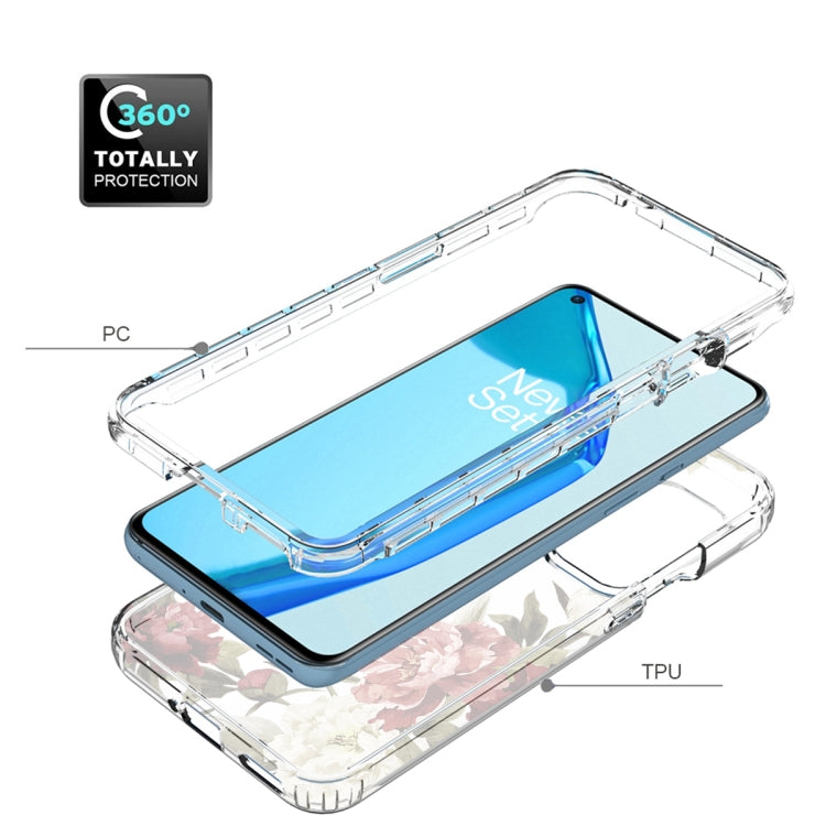 For OnePlus 9 PC+TPU Transparent Painted Phone Case