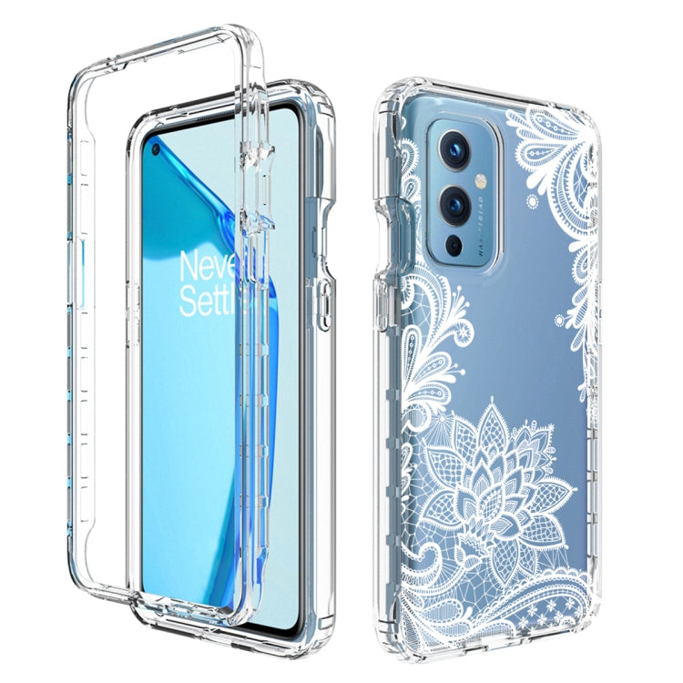 For OnePlus 9 PC+TPU Transparent Painted Phone Case