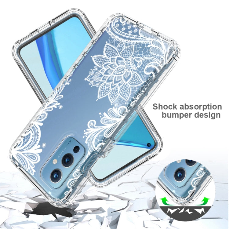 For OnePlus 9 PC+TPU Transparent Painted Phone Case