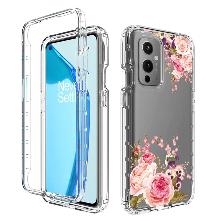 For OnePlus 9 PC+TPU Transparent Painted Phone Case