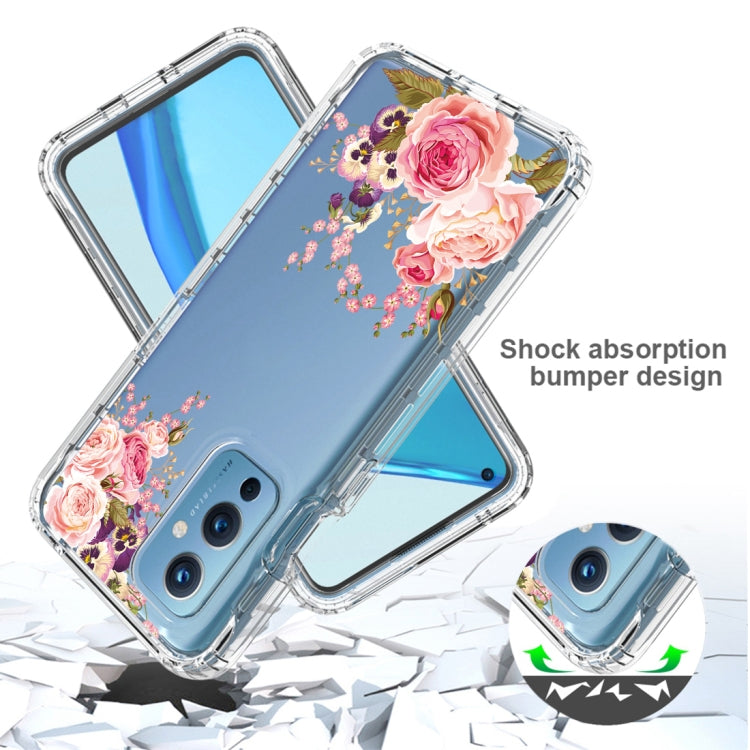 For OnePlus 9 PC+TPU Transparent Painted Phone Case