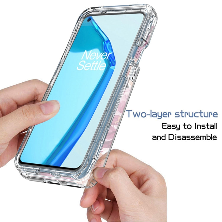 For OnePlus 9 PC+TPU Transparent Painted Phone Case