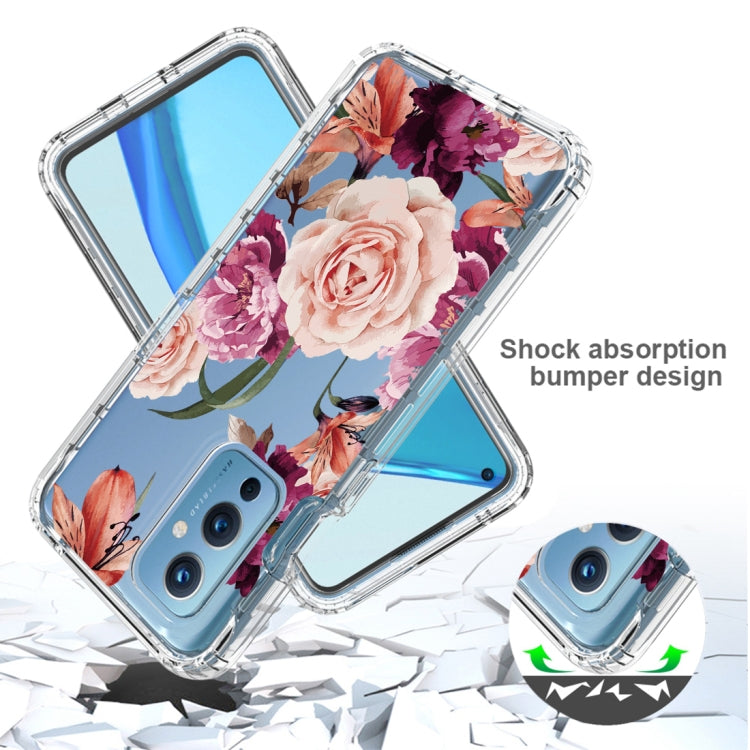 For OnePlus 9 PC+TPU Transparent Painted Phone Case