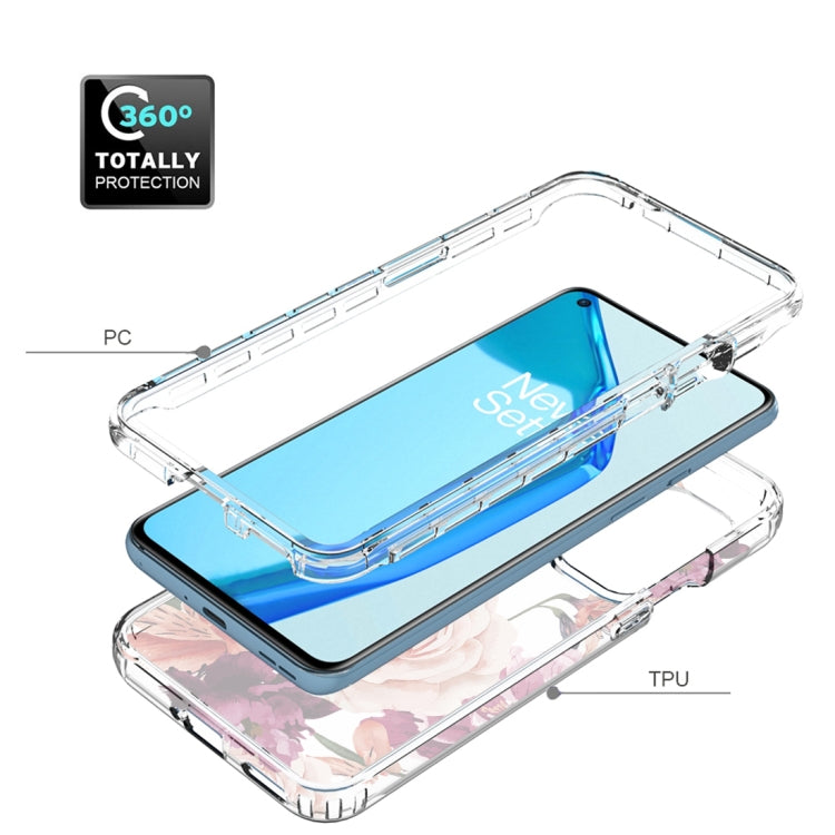 For OnePlus 9 PC+TPU Transparent Painted Phone Case