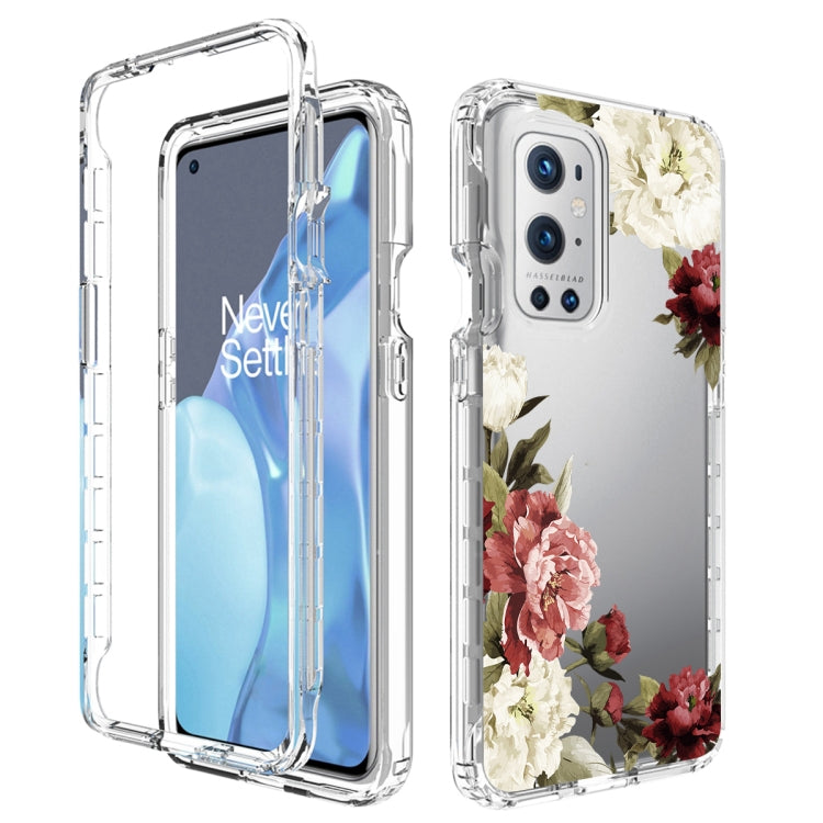 For OnePlus 9 Pro PC+TPU Transparent Painted Phone Case