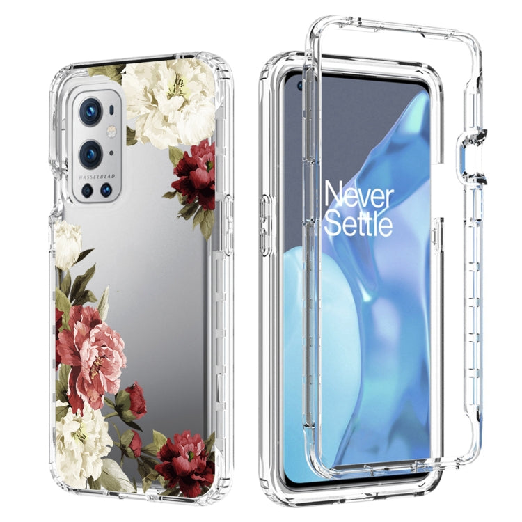 For OnePlus 9 Pro PC+TPU Transparent Painted Phone Case